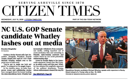 FRONT PAGE: DC Insider Michael “Whatley Lashes Out At Media”